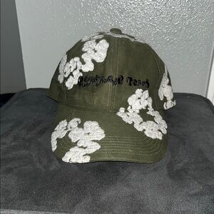 Readymade & Denim Tears Olive Green Embroidered Cap